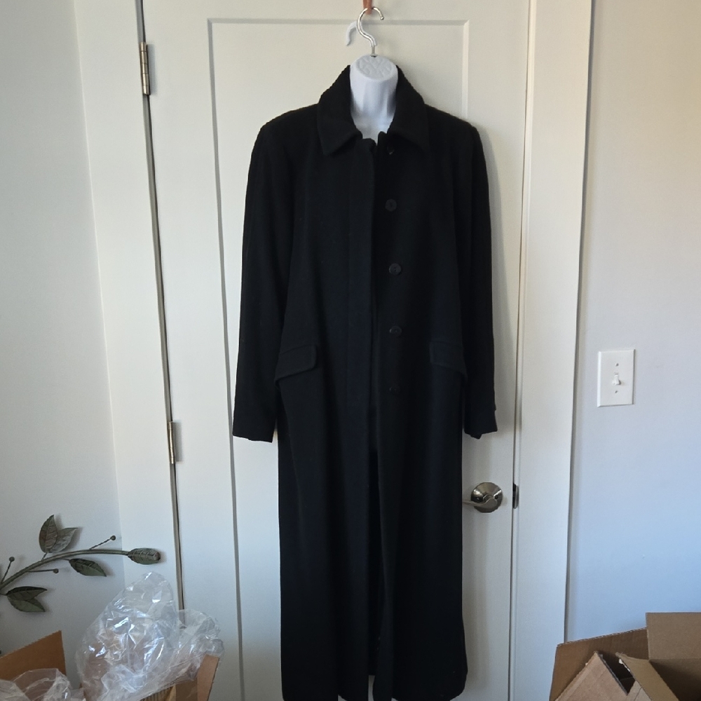 Anne Klein Black Trench Coat